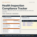 Health Inspection Compliance Tracker
