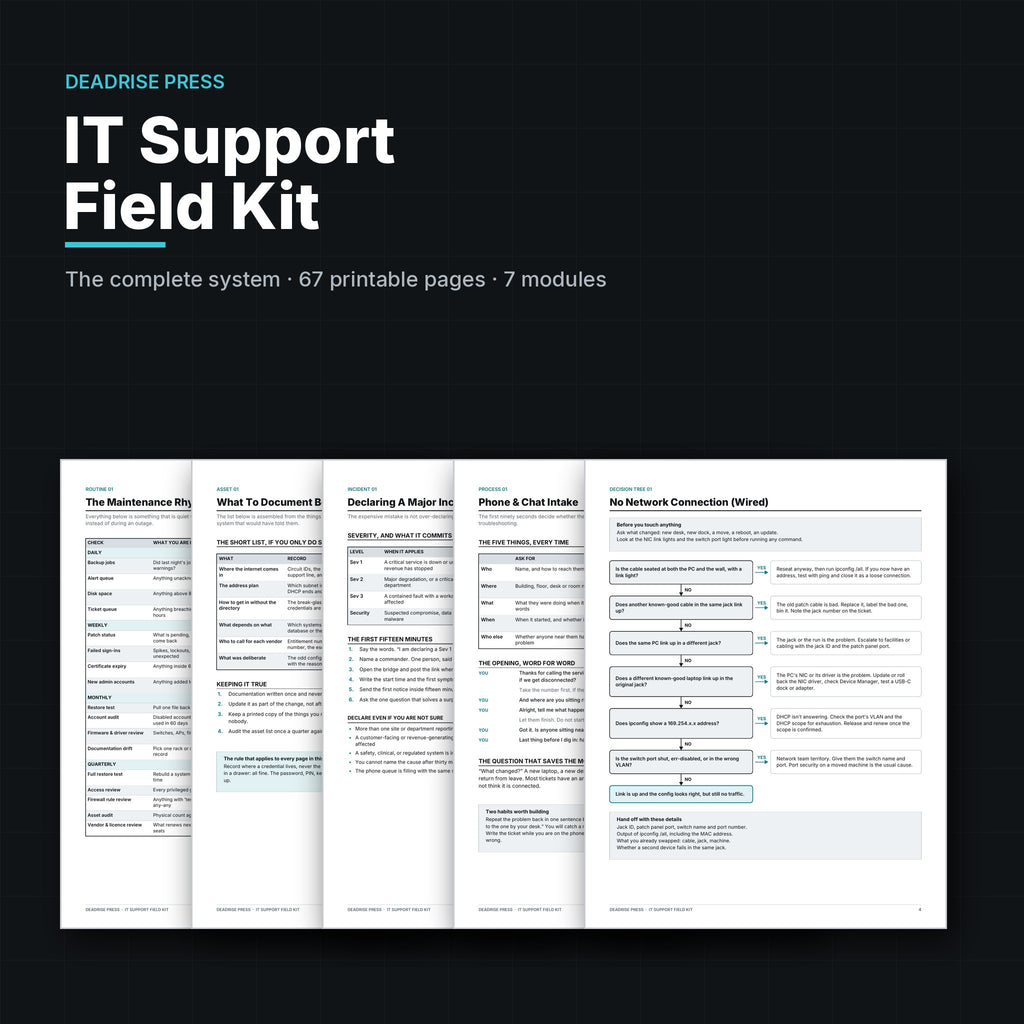 IT Support Field Kit: The Complete System