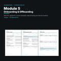 IT Support Field Kit Module 5: Onboarding & Offboarding printable PDF cover